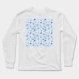 Ocean in Blue Long Sleeve T-Shirt